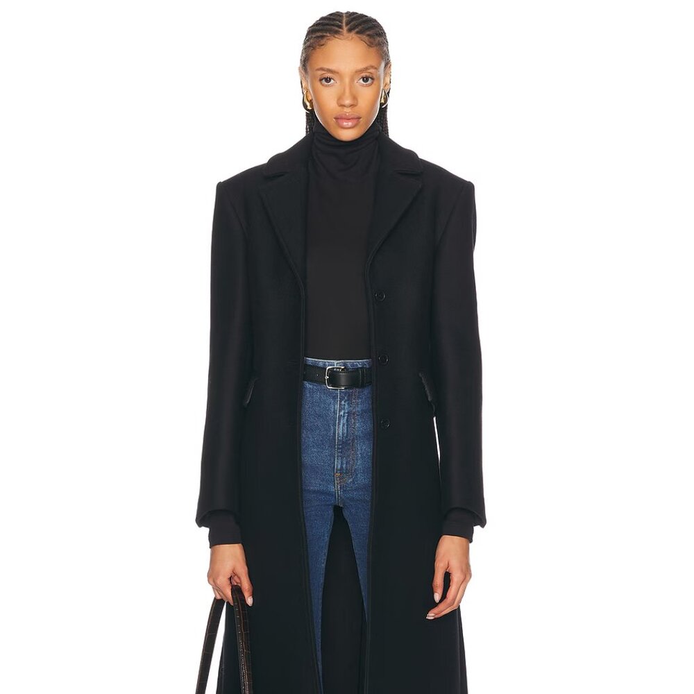 Loulou de Saison Black Alisa Long Coat